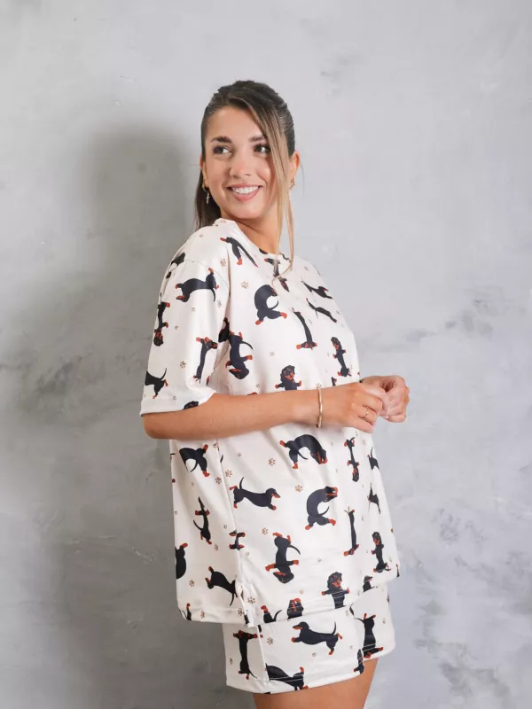 estampado-pijama-salchica Pijama Salchi