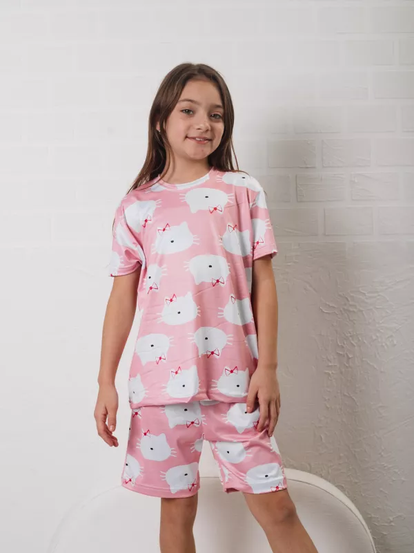 pijama estampado kitty