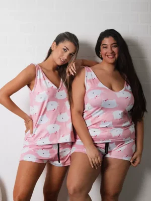 pijama estampado kitty