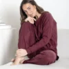 Pijama Bordo