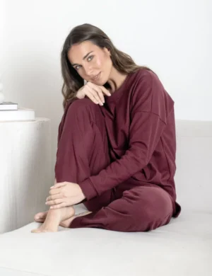 Pijama Bordo