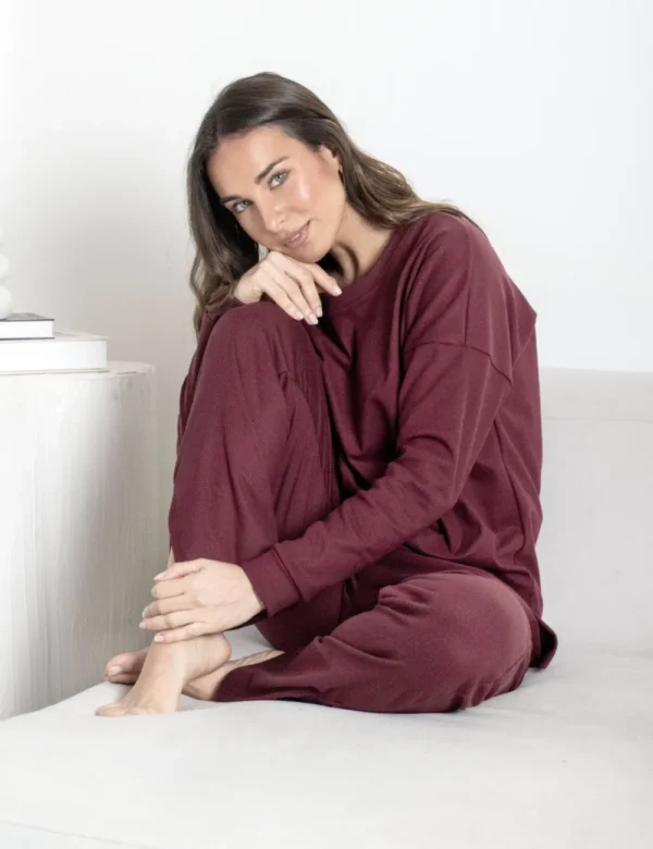 Pijama Bordo